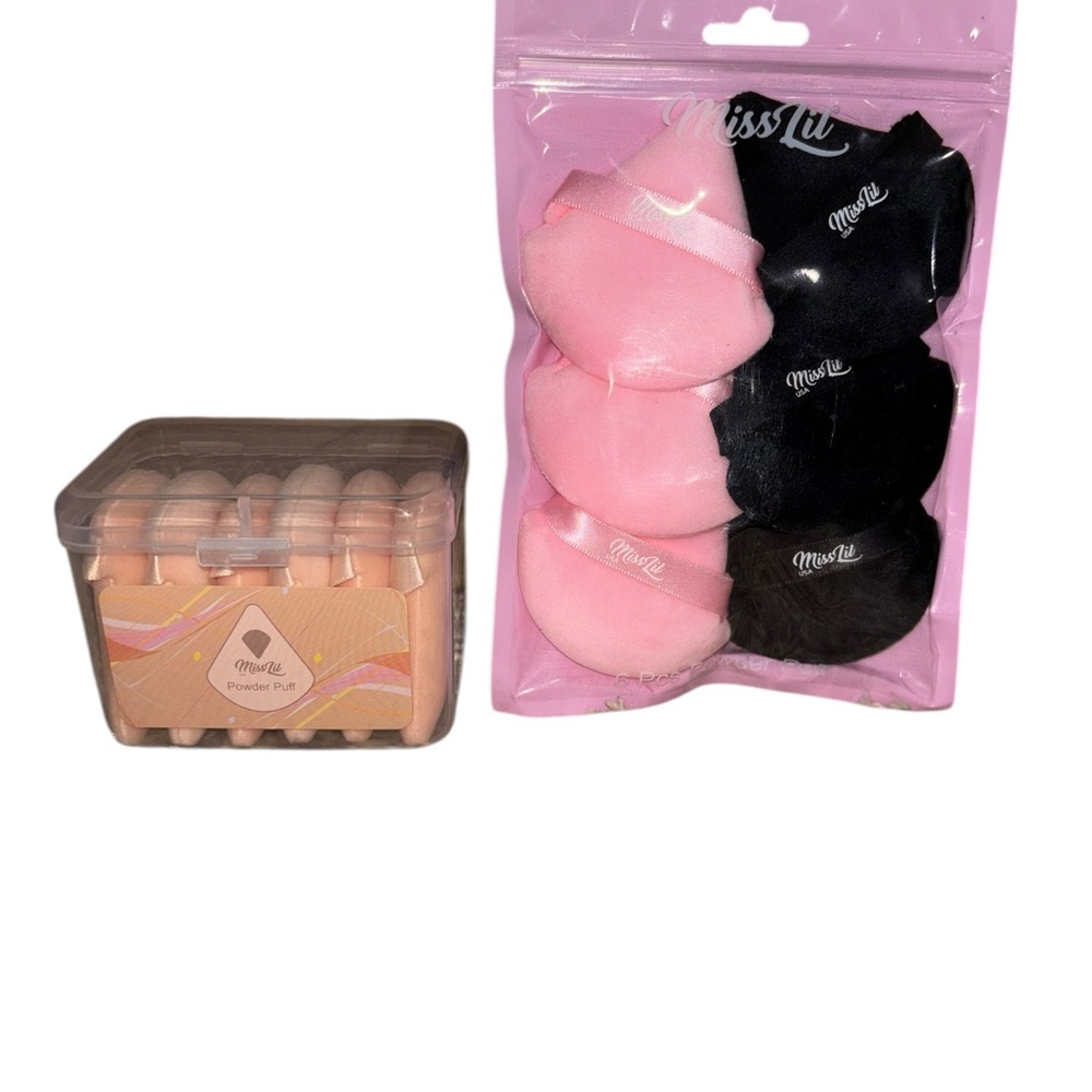 Miss Lil USA Powder Puffs Set